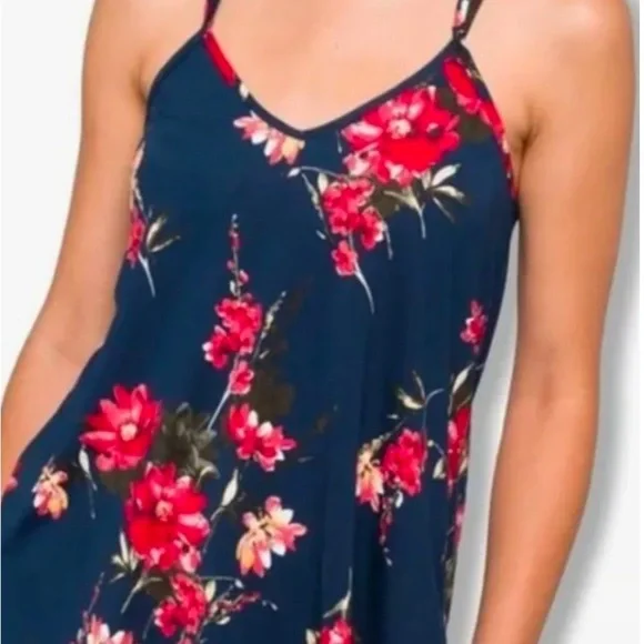 NEW…Papermoon Floral Strappy Tank Top - Picture 5 of 5